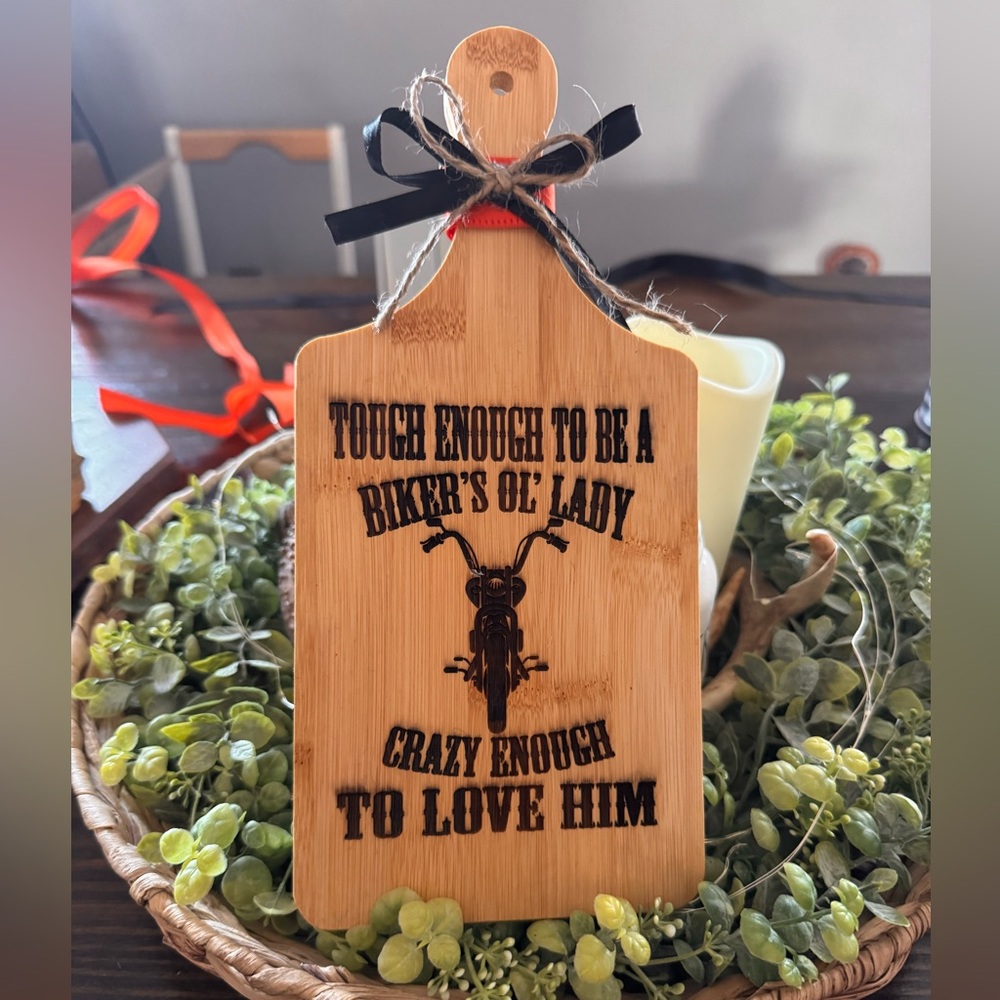 Laser engraved decorative board!